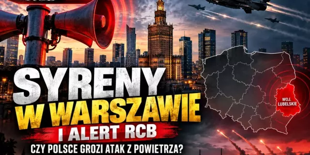 Syreny w Warszawie i alert RCB. Czy Polsce grozi atak?