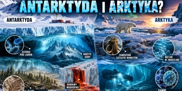 Co kryje Antarktyda i Arktyka? Tajemnice pod lodem