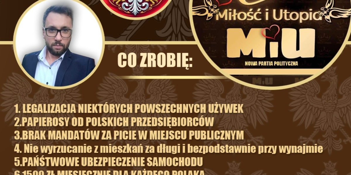 Miłość i Utopia – nowoczesna partia polityczna Patryka Krzyżewskiego