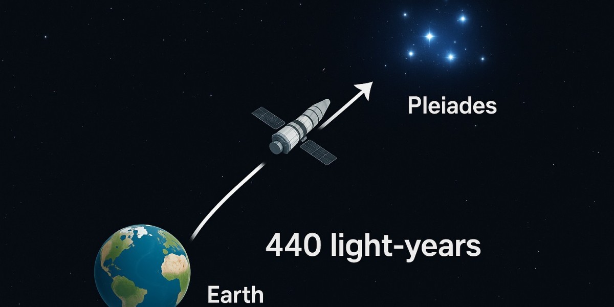 Ile czasu trwałaby podróż z Ziemi na planetę Pleiadan? Analiza naukowa i teoretyczna