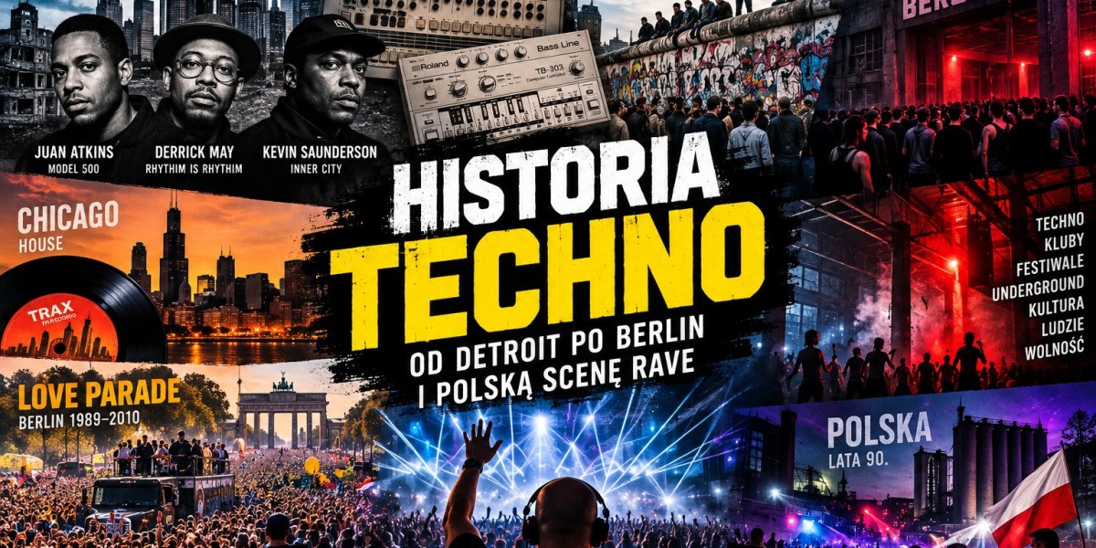 Historia techno – od Detroit po Berlin i polską scenę rave