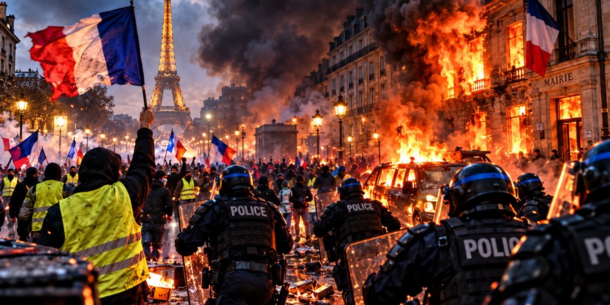 Francja w ogniu! 1200 zatrzymanych i 150 rannych policjantów