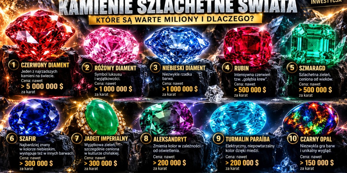 Najdroższe kamienie szlachetne świata – które są najcenniejsze?