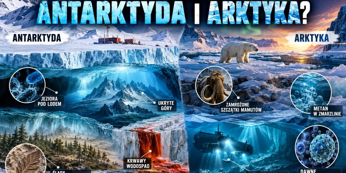 Co kryje Antarktyda i Arktyka? Tajemnice pod lodem