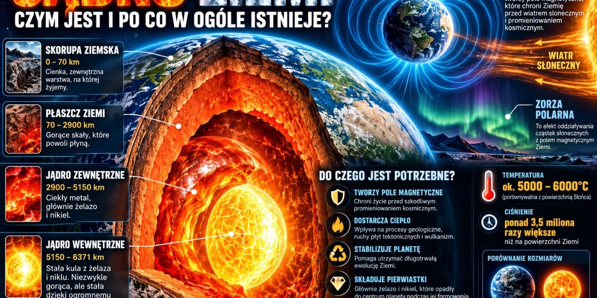 Jądro Ziemi – czym jest, po co istnieje i co ukrywa?